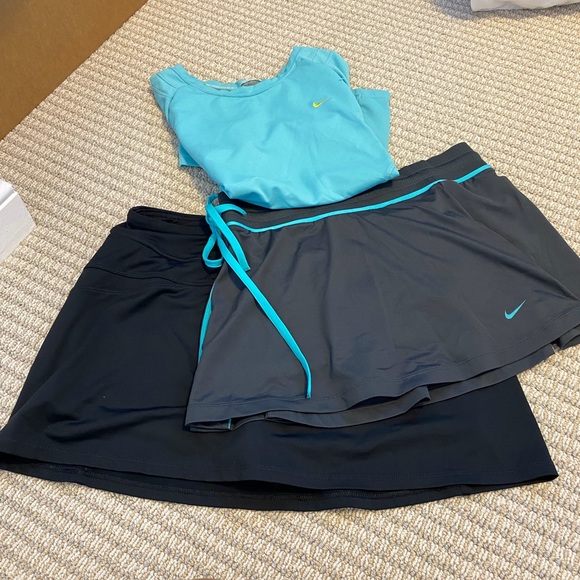 Nike tennis skort and top